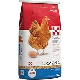 Purina, Layena Pellets, Chicken Feed for Laying Hens, 50 lbs