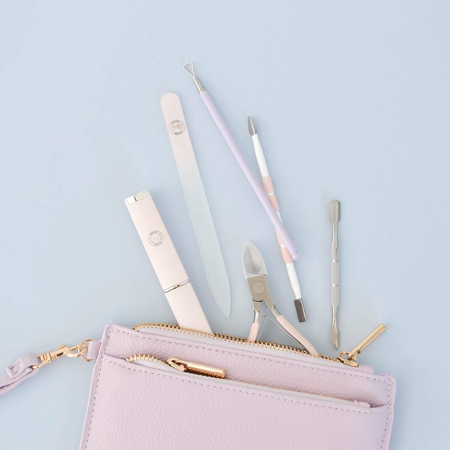 Best Cuticle Pusher and Spoon Nail Cleaner Set – Professional Stainless Steel Cuticle Remover Kit, Cutter and Trimmer Manicure and Pedicure Tools – for Fingernail and Toenails: Beauty