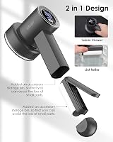 Cosicosy Fabric Shaver Lint Remover 2 in 1 LED Display 3 Blades Grey view 5