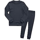 VAENAIT BABY 6M-12Y Infant Kids Toddler Junior Girls Soft Comfy Modal Tencel Shirring Sleepwear Pajamas 2pcs Set