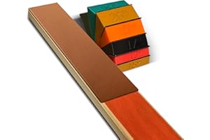 YEVVA Angle guiding maintaining guide wedges 13° 15° 17° 21° 25° 28° angle guides. 5PCS leather strop. Whetstone knife blade sharpener sharpening stone angle wedge.