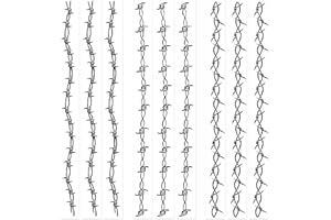 KOTBS 9-Sheet Barbed Wire Temporary Tattoos, Large Edgy Armbands Designs Tattoo Stickers for Men & Women - Waterproof Fake Tattoos for Concerts & Halloween