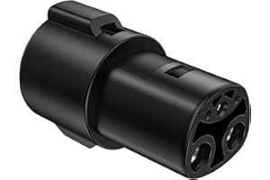AVAPOW J1772 to Tesla Adapter, Compatible with Tesla J1772 Adapter for Model 3, Model Y, Model S, and Model X. Outdoor Portable Charging Adapter, 80 Amp/240V (Black)