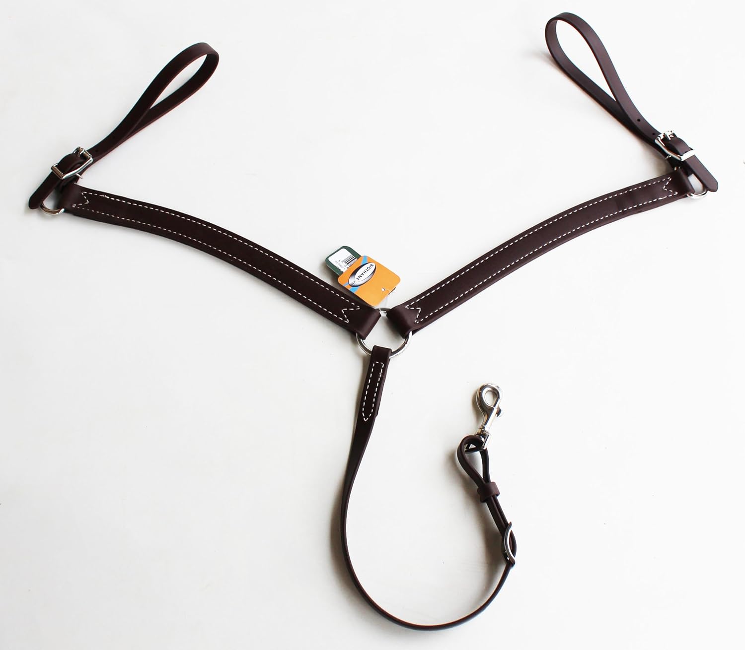 Berlin Custom Leather Breast Collar Beta Biothane Contoured BE5000