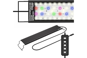 SEVENCONST LED Aquarium Light, 24/7 Mode IP68 for Plants-Full Spectrum Fish Tank Light, 30-36 Inch, Sunrise-Daylight-Moonligh