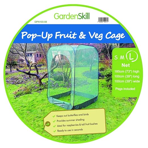 Protector de fácil montaje para frambuesas: Amazon.es: Jardín