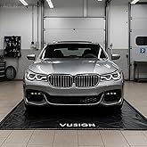 VUSIGN Containment Mat, 7'9"x16' Non-Slip Garage Floor Mat, Heavy Duty Waterproof Garage Protection from Snow Rain Mud for Cars SUVs Trucks