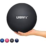 URBNFit Mini Pilates Ball - Small Exercise Ball for Yoga, Pilates, Barre, Physical Therapy, Stretching and Core Fitness - Bender Ball Includes Workout Guide
