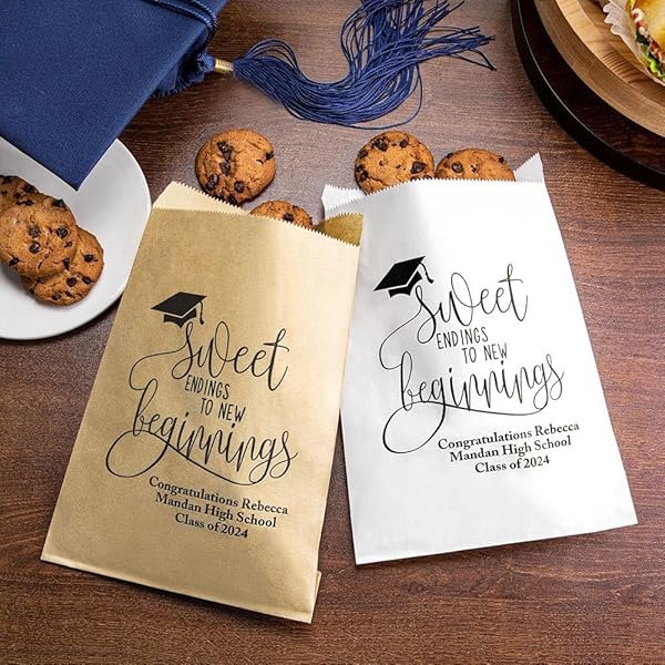 20-Piece Graduation Candy Buffet Labels & Sign – Class Of 2023 Decor, Red Glitter, With Stand & Stickers