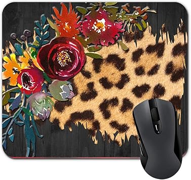 leopard print with red accessories