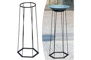 AIHAOKAN 28" High Multi-purpose Metal Birdbath Stands Flower Pot Stand Plant Stand, Suitable For Home Garden Indoor And Outdo
