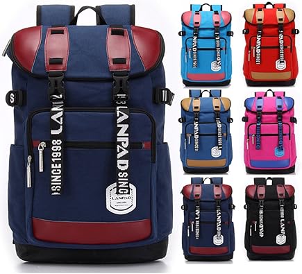 Amazon Red Lover リュック メンズ レディース 軽量 大容量 アウトドア スポーツ リュック おしゃれ タテ型 バックパック スクール バッグ キャンプ 多機能バッグ リュックサック 人気 旅行 トラベル リュック 通勤 通学 デイパック 高校生 大学生 出張 ビジネスバック