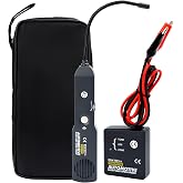 EM415Pro Automotive Wire Tracer Circuit Breaker Finder, 6-42V Short Circuit Finder Electrical Tester, Cable Tracker &amp; Voltage Detector with 7 Inch Flexible Probe for Car and Low Voltage DC Diagnostics