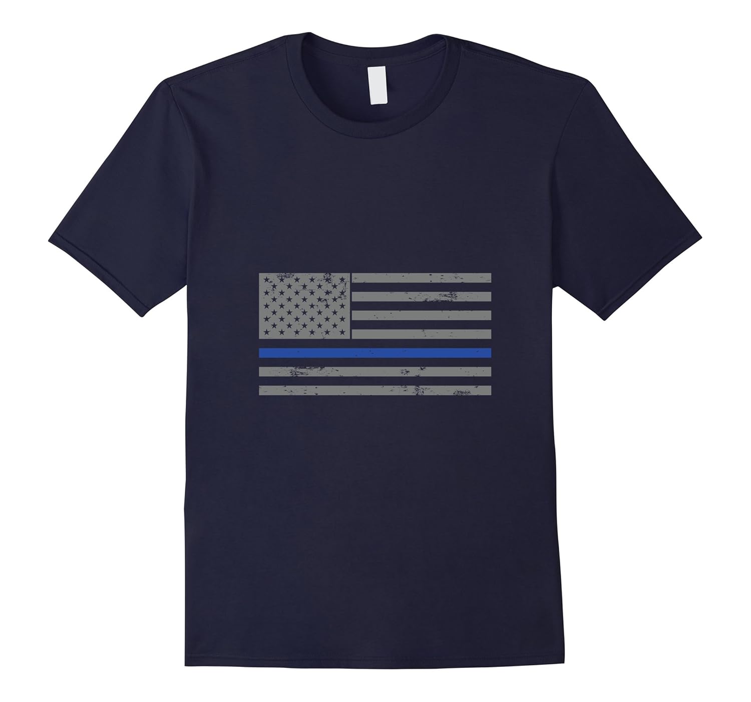 Thin Blue Line Police Officer Pride T-Shirt-Rose