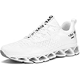 Vooncosir Men's Fashion Sneakers Breathable Mesh Running Shoes Blade Non Slip Soft Sole Casual Athletic Walking Shoes