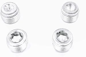 The Stop Shop Inverted flare steel plugs for 9/16"-18 & 1/2"-20 (2 of each size)