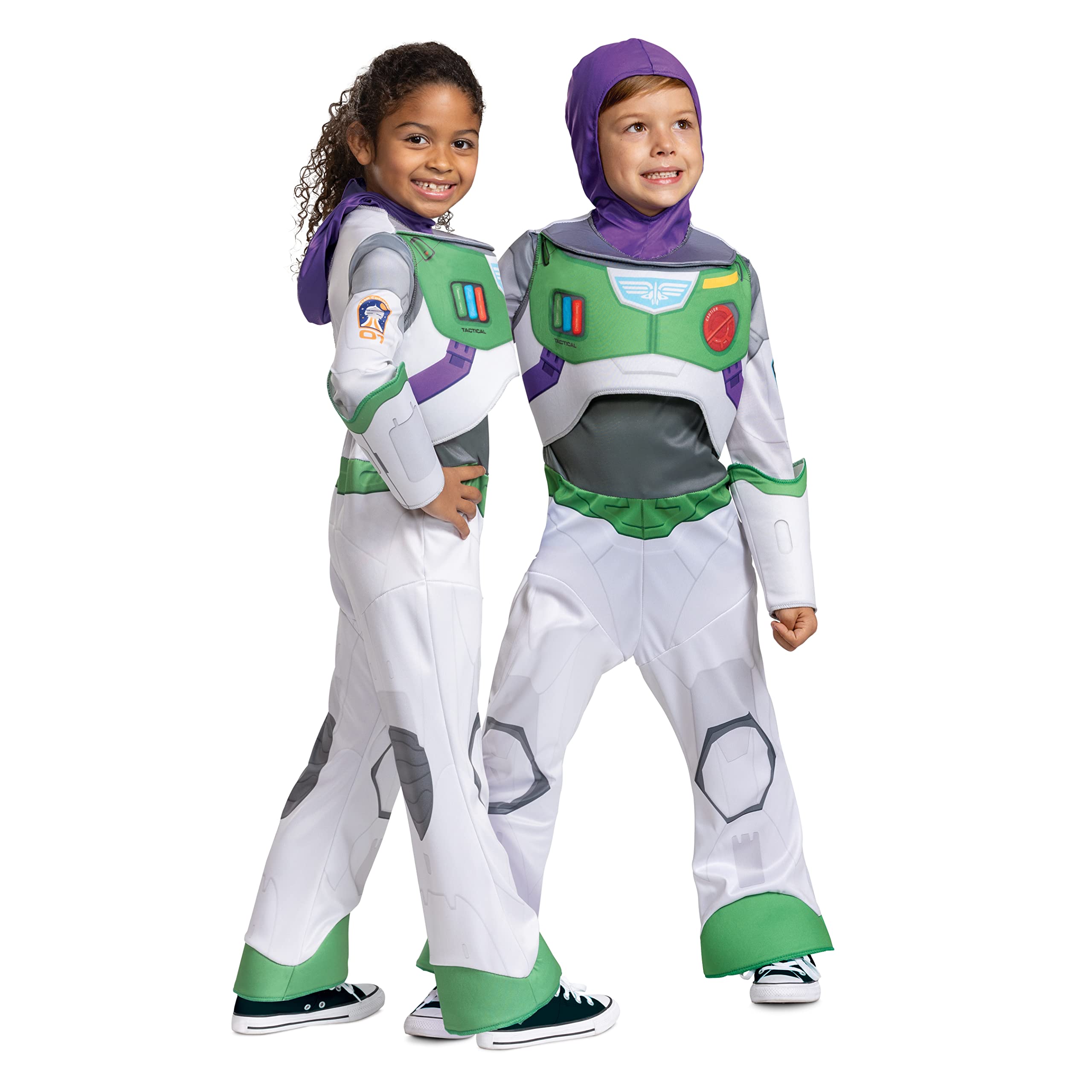 Photo 1 of Disney Pixar Lightyear Buzz Space Ranger Costume for Kids, Official Disney Lightyear Costume Outfit, Child Size Extra Small (3T-4T)