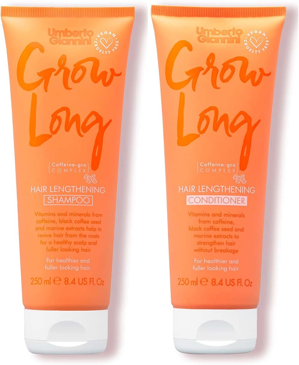 Umberto Giannini Grow Long Shampoo & Conditioner Duo 2 Pack Vegan Cruelty Free