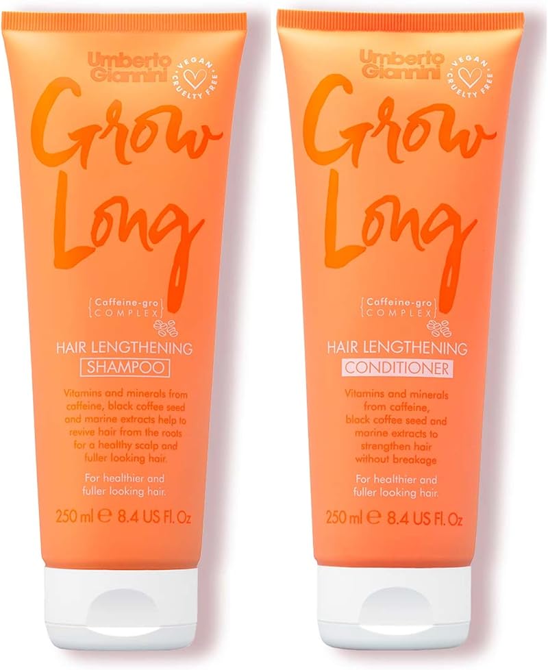 Umberto Giannini Grow Long Shampoo & Conditioner Duo 2 Pack Vegan Cruelty Free