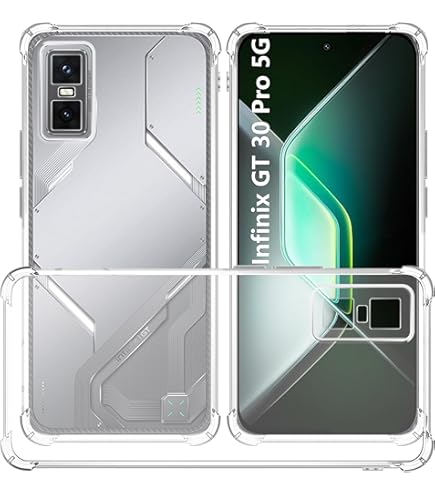 自*隊様 Infinix GT30pro 透明スマホケース付き Amazon.com: USTIYA Case for Infinix GT 30 Pro 5G Clear TPU Four