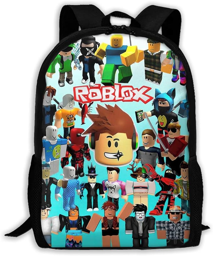 Roblox Backpack School Bookbag Travel Bags Laptop Backpacks Cartoon Bag