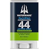 Watermans FacePro SPF 44 Mineral Zinc Oxide Stick for Face – Reef-Safe, Broad Spectrum UVA/UVB Protection, Travel-Friendly Sun Care