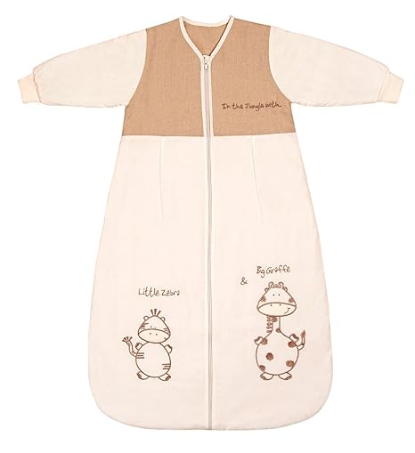 Schlummersack Baby Winterschlafsack Langarm 3.5 Tog 90 cm/6-18 Monate - Giraffe