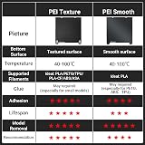 UniTak3D Ender 3 V3 SE KE PEI Build Plate 235x235mm Dual Smooth Textured Bed view 4
