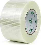BOMEI PACK Crossweave Filament Tape 75mm x 50m 170µm Fibreglass Reinforced view 1