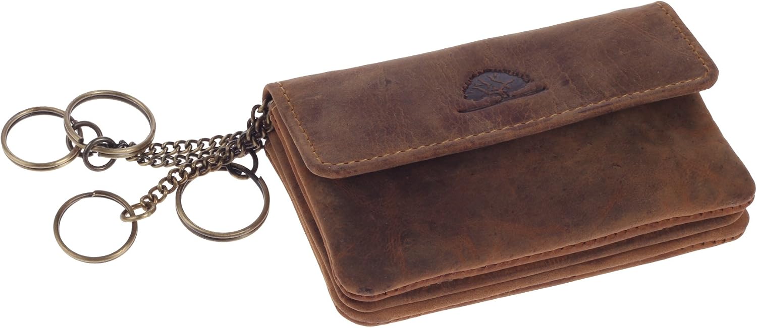 Greenburry Vintage key wallet leather 12 cm, Brown - Image 4