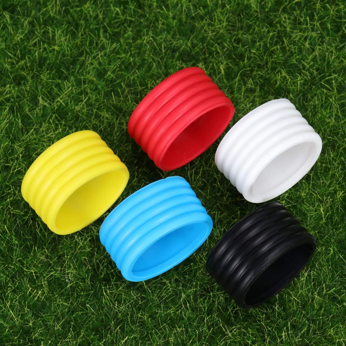 BESPORTBLE 5pcs Tennis Racquet Grips Tennis Racket Grip Band Anti Slip Badminton Tennis Absorbent Overgrip in Place : Sports & Outdoors
