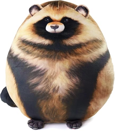 Sunflower Hugging Dog Plush Pillow - Large Stuffed Animal Throw Pillow 19.6x7.8 Inches