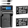 Kastar 2X Battery + LCD USB Charger Replacement for Fujifilm NP-60, Kodak KLIC-5000, Samsung SLB-1137, Olympus Li-20B and Fujifilm FinePix, Kodak EasyShare One Series, Olympus AZ-1, AZ-2 Camera