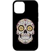 iPhone 15 Sugar Skull Dia De Los Muertos Halloween Calavera Case