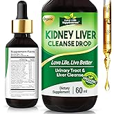 Liver Cleanse Detox & Repair Drops, Natural Herbal Extract Formula, Liver Support Liquid Supplemt, Rich in Various Nutrients, Support Liver Function Health for Adults