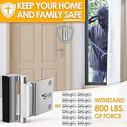 Home Security Door Lock, 2 Pack Childproof Door