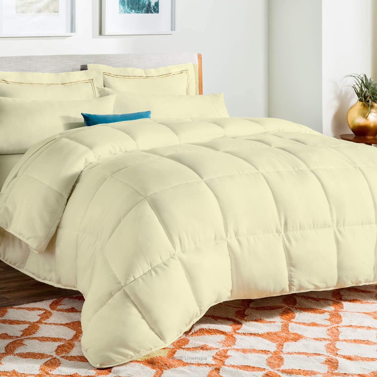 Comforter Sets Home Luxury Egyptian Cotton Twin 64x88 Size Down