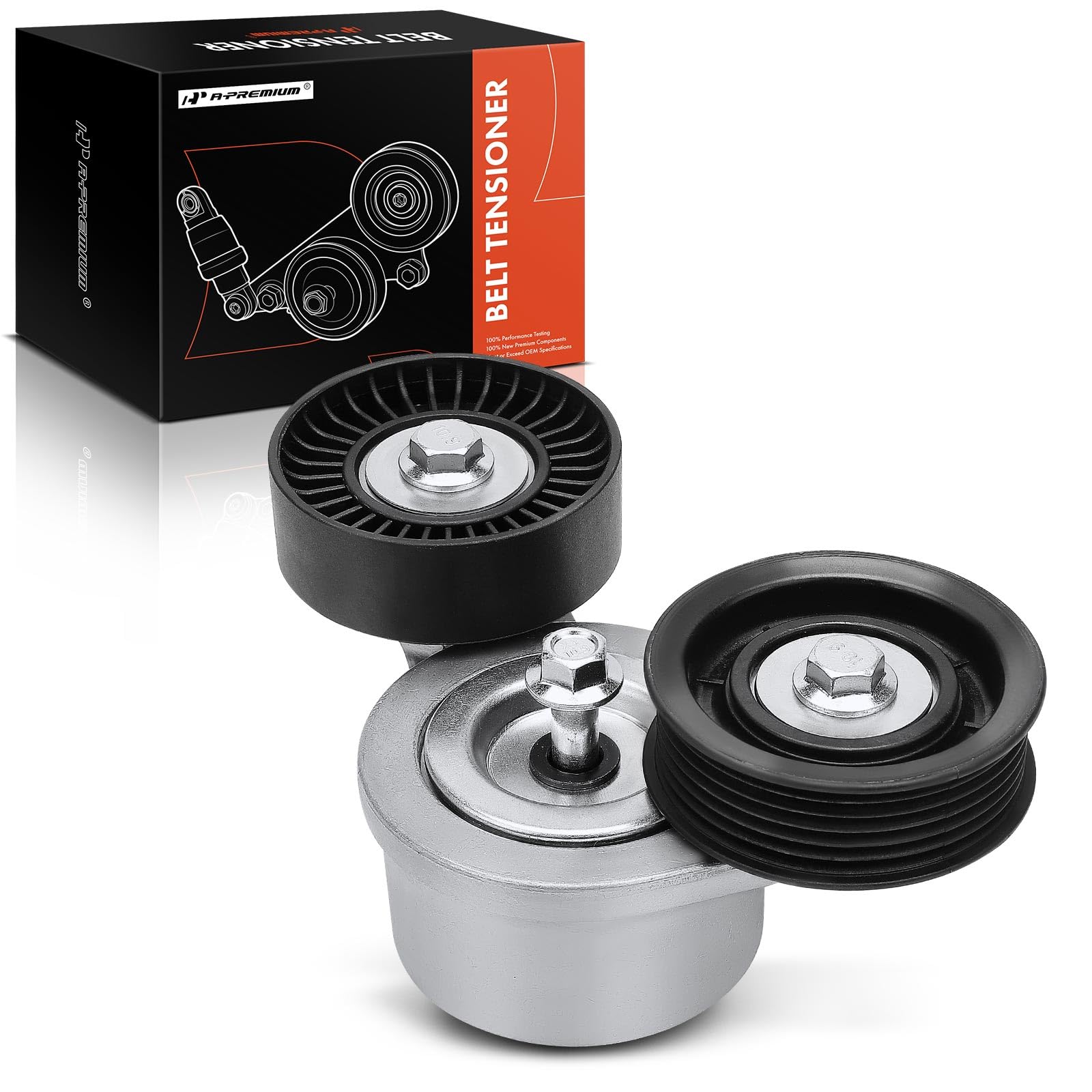 A-Premium Conjunto tensor de correa con polea compatible con Dodge, Jeep