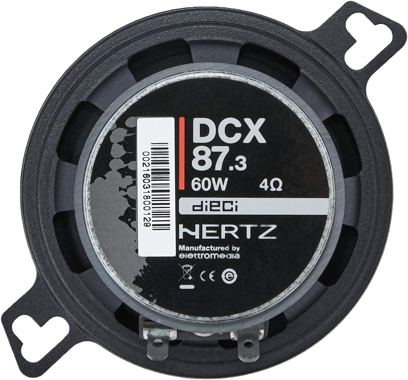 Hertz DCX 87.3 87 mm Coaxial Car Speakers with Integrated Tweeter, Polypropylene Cone, Ultra-Compact 34 mm Depth - Image 3