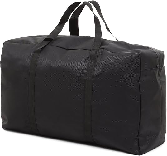 Amazon ミウォルナ 大型バッグ 大きいバッグ 収納バッグ 100l キャリーバッグ ボストバッグ アウトドア 引っ越しバッグ 布団収納ケース ブラック ボストンバッグ