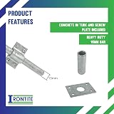 IRONTITE Galvanised Gate Drop Bolt 300mm Heavy Duty Surface Mounted view 3