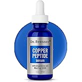 Dr. Brenner Copper Peptide Serum with GHK-Cu peptide, Argireline and Matrixyl 3000 Anti-Aging Moisturizer for Fine Lines and Skin Elasticity (1 oz.)