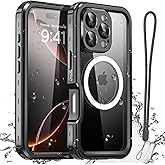 AICase Waterproof Case for iPhone 16 Pro Max(6.9") with MagSafe Snowproof,Dustproof and Shockproof,IP68 Certified Real 360 Full Body Protection Fully Sealed Underwater Cover for iPhone 16 ProMax