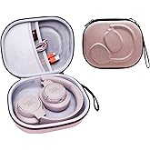 XANAD Hard Case Compatible with JBL Live or Tune Headphone,Fit for JBL Live 770NC/660NC/650BT/460NC/670NC or JBL Tune 510BT / 770NC/710BT/720BT/760NC/700BT/520BT Bluetooth Wireless Headphones(Pink)