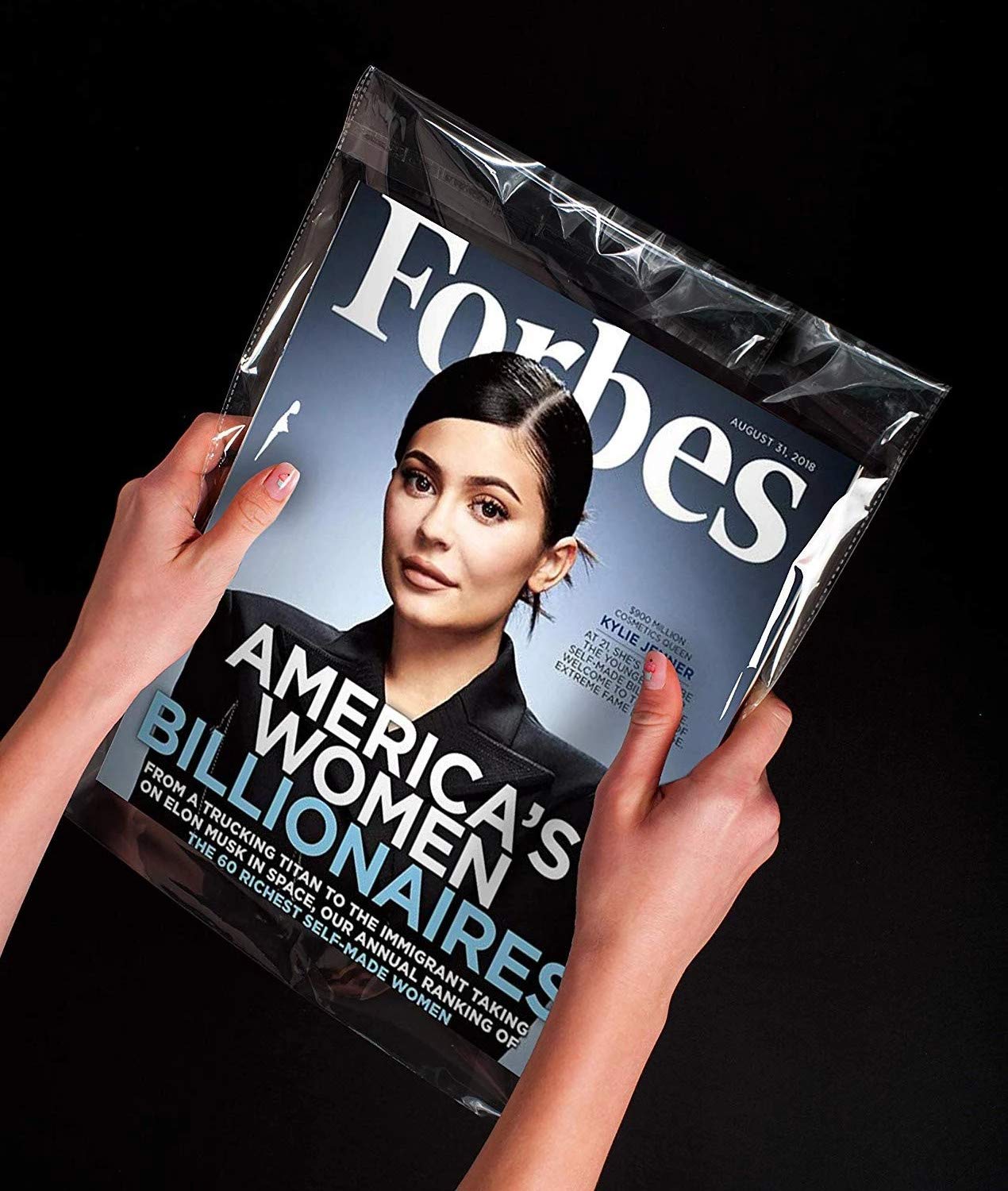 100 Clear Cellophane Cello Bags 10 x 14 Garment Display Self Adhesive Peel Seal Plastic Bags for