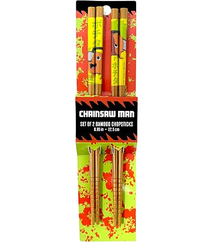 Amazon.com: Just Funky Chainsaw Man Chopsticks - Pochita Merch, 2