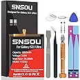SNRONEW Galaxy S21 Ultra Battery, (2024 Upgraded) 6800mAh EB-BG998ABY Li-Polymer Battery Replacement Compatible with Galaxy S21 Ultra 5G SM-G998B/DS SM-G998U with Screwdriver Tool Kit
