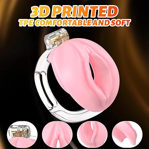 Male Chastity Cage 3D Printed Sissy Cage Cock Cage with Soft TPE Bondage  Gear & Accessories Adult Sex Toys Slave Tool Chastity Devices (Pink) in  Saudi Arabia | Whizz Chastity Devices