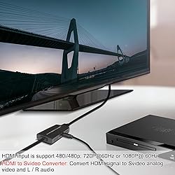 LVY SVideo to HDMI Video Converter, AV to HDMI