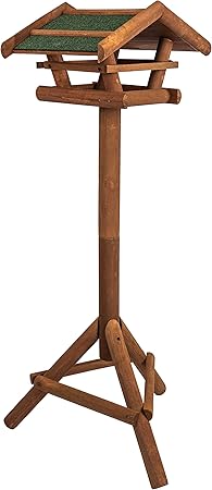 Vogelhaus Aus Holz Inkl Stander Ca 42x23x30cm Vogelhauschen